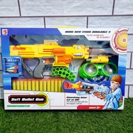 MAINAN TEMBAKAN SOFT BULLET GUN BESAR KACAMATA ANAK EDUKATIF - MAINAN TEMBAKAN SOFT BULLET PELURU BU