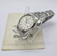 Rolex 1500 光圈白羅馬 OP 釘帶 有紙