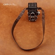 cam-in意大利植鞣牛皮相機背帶 Rolleiflex祿來真皮相機肩帶CS224