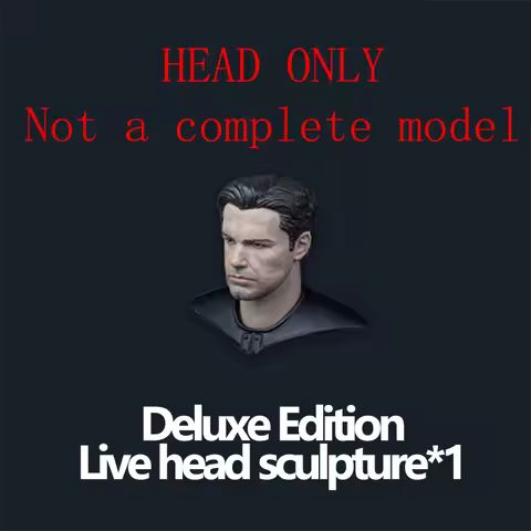 DC Batman Fondjoy Batman Movie Character Model Limited Head Sculpt Action Figures 19cm Collect Ornam