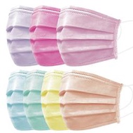 【舒適久】成人/兒童用 多彩 未滅菌 醫療口罩50入/盒(台灣製 雙鋼印 檢驗合格)