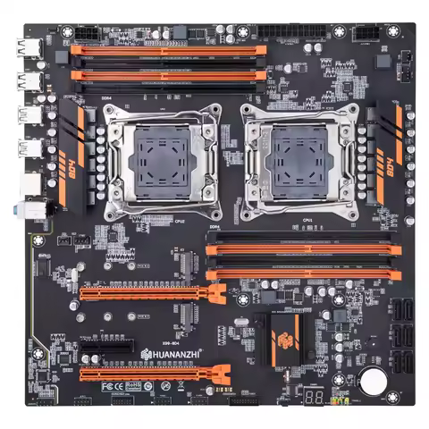 HUANANZHI X99 8D4 LGA 2011-3 XEON Motherboard Dual CPU support E5 2640 2667 2666 2670 2680 2696 V3 V