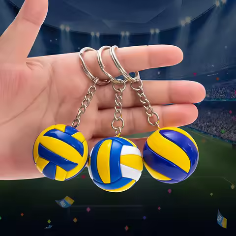 PVC Volleyball Keychain - Business Gifts Beach Volleyball Ornaments