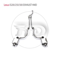 HMD Stainless Steel Exhaust System Performance Catback for Lexus IS200 IS250 IS300 Auto Accesorios E