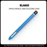 [ELAGO] Apple Pencil 2nd Generation Pro HB Pencil Silicone Case - Blue