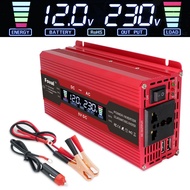 [Ready Stock] Inverter DC 12V To AC 220V-240V Power Converter Car Charge Transformer 3000w For Campi