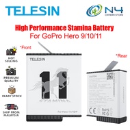 TELESIN GP-HPB-011 / GP-HPB-012 High Performance Stamina Battery Support -20 C for GoPro Hero 9/10/11 (1pcs)