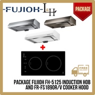 [BUNDLE] FUJIOH FH-5125 Induction Hob 52cm And FR-FS1890R/V Slim Cooker Hood 89cm