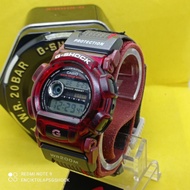 1997 Vintage Casio G-Shock DW-003 New Custom Red Bezel