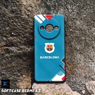 NEWEST REDMI A3 SOFTCASE 2024 | CASING PRO CAMERA | Flexible material | TB05 | BARCA FOOTBALL CLUB M