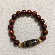 金龍血絲天珠 綠度母