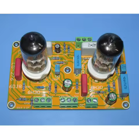 British X10-D audio fax 6H30 / 6DJ8 tube buffer replica upgraded version, low internal resistance an