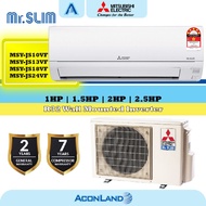 MITSUBISHI Inverter Mr Slim JS Series Air Conditioner - 1.0HP/1.5HP/2.0HP/2.5HP