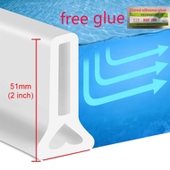 Bathroom Kitchen Foldable table Water strip Stopper Non-slip Water retaining strip water stopper