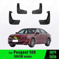 For Peugeot 508 sedan 508SW  2019 2020  Fender Mudguard Mud Flaps Guard Splash Flap Mudguards Car Ac