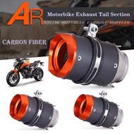 exhaust pipe carbon fiber exhaust muffler for motorcycle  For Z900 Z1000 ninja400 CBR500 R6 universa