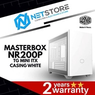 COOLER MASTER MASTERBOX NR200P TG MINI ITX CASING (WHITE)  - MCB-NR200P-WGNN-S00