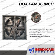 Exhaust Fan - Box Fan 36 inch 3 phase / Alat Ternak Kandang / Aksesori Hewan Peliharaan