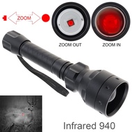 T50 Long Range Infrared Zoomable 10W IR 940nm LED Flashlight