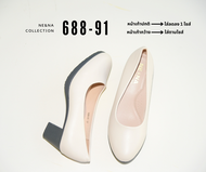 รองเท้าเเฟชั่นผู้หญิงเเบบคัชชูส้นปานกลาง No. 688-91 NE&NA Collection Shoes
