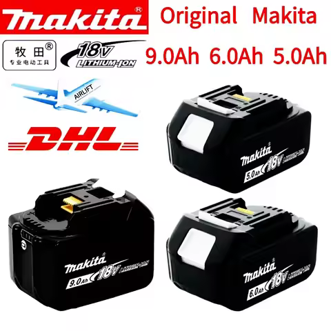 original makita 18V battery 5.0Ah 6.0Ah 9.0AH rechargeable battery makita BL1860 BL1850B BL1830B pow