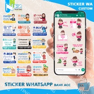 Jasa Sticker Whatsapp Telegram rekening Sticker Wa stiker wa whatsap custom design branding sales lo