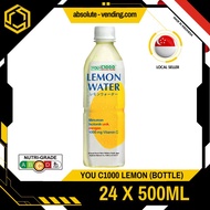 YOU C1000 Lemon Isotonic Water 500ML X 24 (BOTTLE)