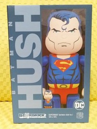 BEARBRICK BE@RBRICK SUPERMAN 超人 BATMAN HUSH Ver. 100%+400%