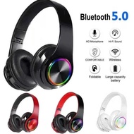 DeSimple B39 Wireless Headphone Colourful LED Bluetooth 5.0 Bass Stereo Wireless Headphones Over Ear