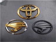 Toyota Harrier Eagle Gold Black Chrome Emblem Logo