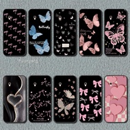 For OPPO A37 A37m A37fw Phone case pink butterfly TPU back cover