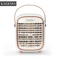 KAGEMA Mini Standing Table Fan Air Cooler Portable Aircon Air Conditioning Air Purifier And Humidifier 2 In 1 USB Charging Retro Style Electroplating Process For Room Van Office