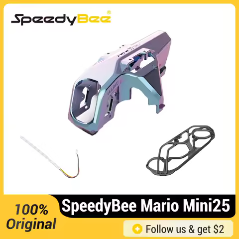 SpeedyBee Mario Mini25 2.5inch FPV Drone 2.4G ELRS Paddle Protect kit Shell RGB LED Light For FPV RC