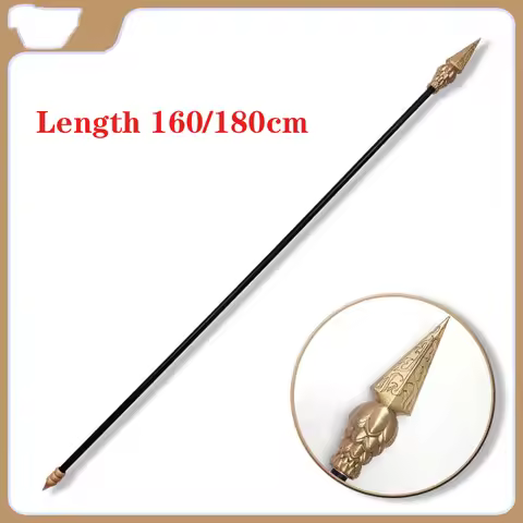 Anime Nezha Cosplay Weapon Fire Spear Prop Halloween Children And Adults Comic Exhibition Costume Ac