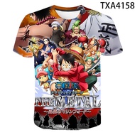 New Summer 2022 Japanese Anime T-shirt for Men Luffy T-shirt for Men Loose-fitting casual shirt for 