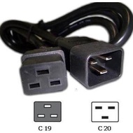 Power Cord Output Cable C19 C20 100CM Output Cable Ups C20 to C19 1M Most