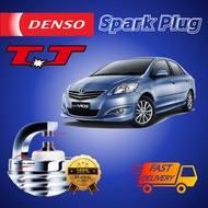 DENSO SPARK PLUG NICKEL TT IRIDIUM PRICE 1 SET = 4 PCS K16TT TOYOTA VIOS NCP93 (2008-2012)