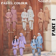 [1] KEBAYA SORAYA JELITA WARDROBE RAYA 2024 PASTEL COLOUR