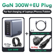 UGREEN Nexode 300W GaN 5-Port Fast Charger UK/EU/US Plug 4C1A 4Type-C 1USB-A Charger for Laptop Powe