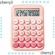 CHERRY Accounting Calculator, Large Display Ergonomic Keys 12 Digit Calculator, Multifunctional Grad