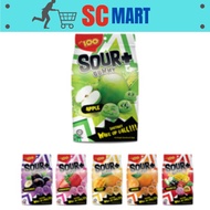 [SC] Lot 100 Sour Gummy Candy V/Pack 95g (Apple/Orange/Grape/Mango/Strawberry)