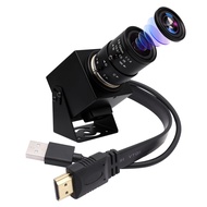 4K USB HDMI Camera Manual Zoom Webcam Variable Focus PC Camera Mini Close-up Camera for Computer H.2