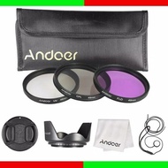 [Expret] Andoer 49mm 49 mm Filter Kit UV CPL FLD 3 Pcs Filter Lens Hood