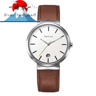 [Direct from Japan]
BERING Watch Men's and Women's Classic Scandinavian Stitched Calf Leather 11035-