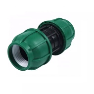 PE pipe coupling hdpe pipe fittings PP compression fitting plastic coupling
