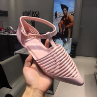 รองเท้าผู้หญิง Melissa Melissa รองเท้ากลวงรองเท้าแตะเยลลี่รองเท้าแหลมรองเท้าเดี่ยวพื้นนุ่มรองเท้าแตะ