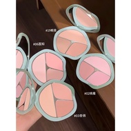 Caitang TIMAGE Three-Color Blush Palette High Gloss Repairing Expansion Shrink Color Rouge