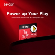 Lexar Play PRO 1TB/512GB microSDXC Express Card UHS-I A2 V30 – 900MB/s Read, 600MB/s Write, 4K