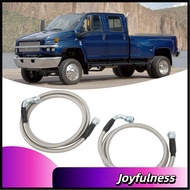 joyfulness CFTGIW Transmission Cooler Hose Metal Cooling Lines Fitting Kit for TH350 700R4 TH400 4L8