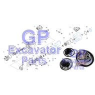K3V63DT/K3V112DT/K3V140DT/K3V180DT/K3V63BDT/K3V112BDT Hydraulic Main Pump Repair Seal Kit
